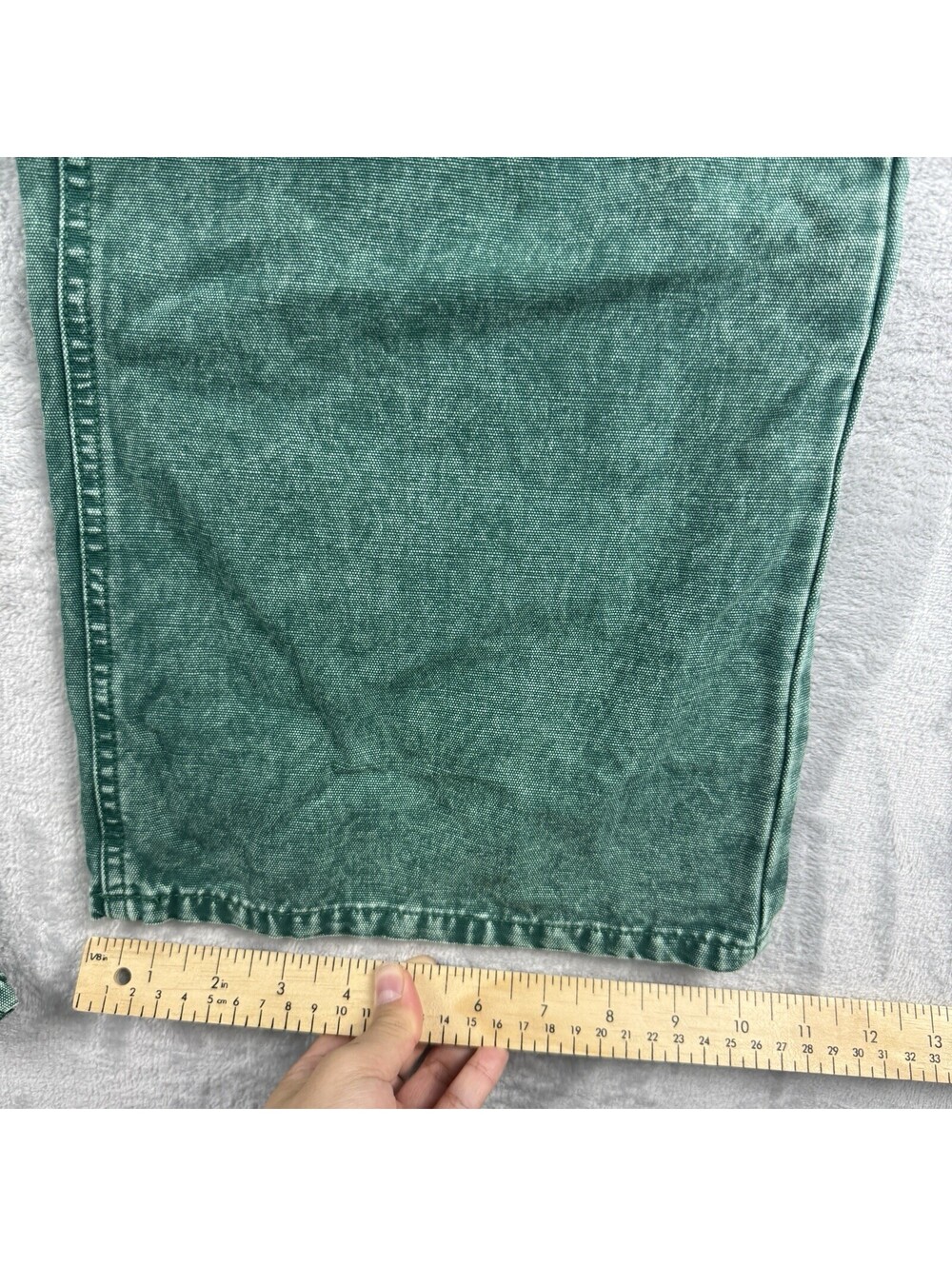BDG Urban Outfitters Green Wash Straight Leg Jeans Size 30 Y2K Baggy Boyfriend - Picture 5 of 8